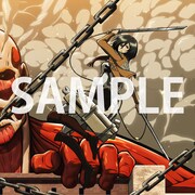ローソンHMV：アニメ描き下ろしチェンジングジャケット（ミカサver.） (c)諫山創・講談社／「進撃の巨人」製作委員会