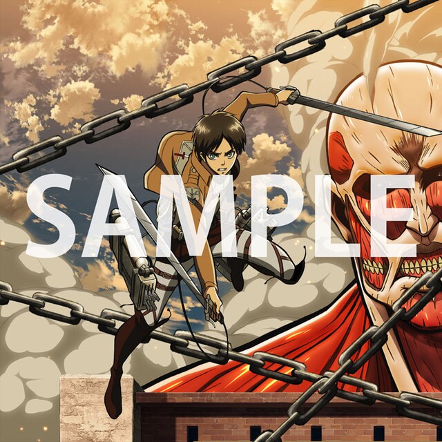 TSUTAYA RECORDS：アニメ描き下ろしチェンジングジャケット（エレン ver.） (c)諫山創・講談社／「進撃の巨人」製作委員会