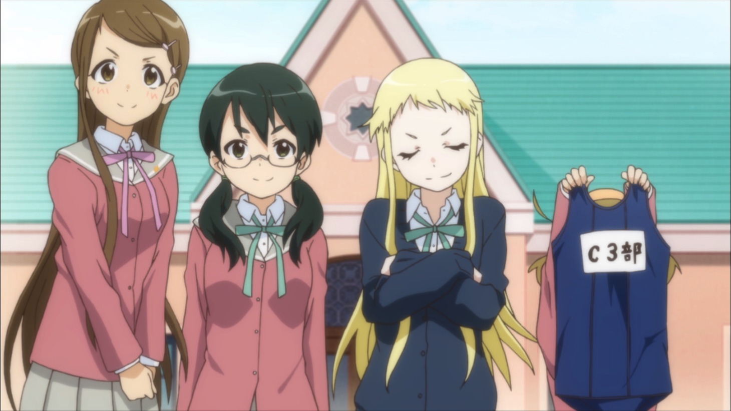 アニメ「ステラ女学院高等科C3部（しーきゅーぶ）」第2話先行カット。(c)月眠/ステラ女学院保護者会