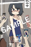 COMIC ZINで「すくみズ！」を購入するともらえるイラストカード。