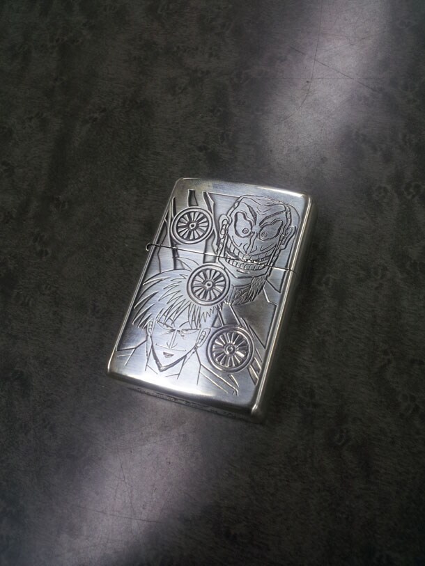 「アカギ」28巻の特装版に付くZIPPOのサンプル。