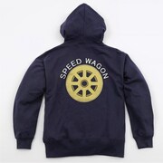 「ジョジョの奇妙な冒険 スピードワゴン財団パーカ」ネイビー (c)荒木飛呂彦/集英社・ジョジョの奇妙な冒険製作委員会