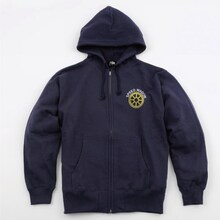 「ジョジョの奇妙な冒険 スピードワゴン財団パーカ」ネイビー (c)荒木飛呂彦/集英社・ジョジョの奇妙な冒険製作委員会