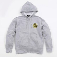 「ジョジョの奇妙な冒険 スピードワゴン財団パーカ」グレー (c)荒木飛呂彦/集英社・ジョジョの奇妙な冒険製作委員会