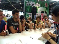 ファンミーティングの様子。