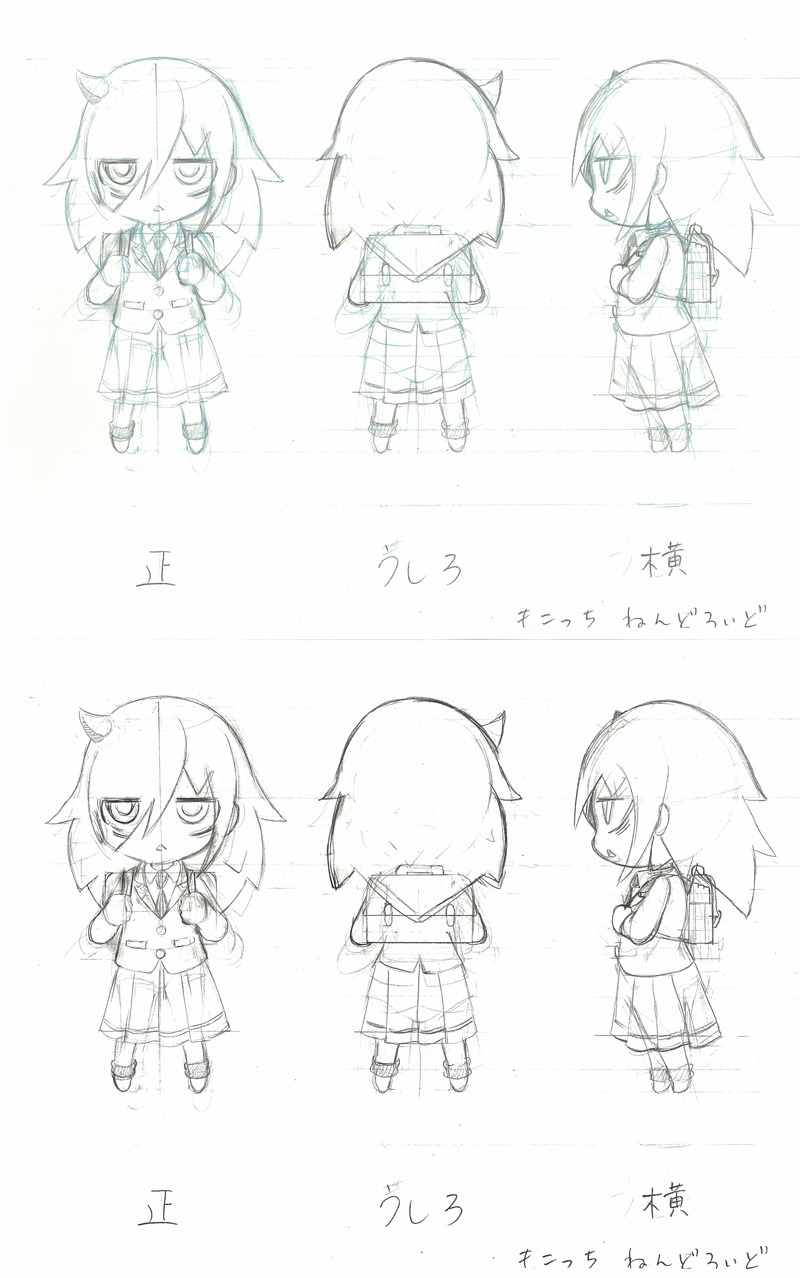 谷川ニコによるラフ画。(c)Nico Tanigawa/SQUARE ENIX