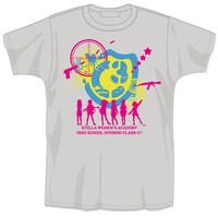 「ステラ女学院高等科C3部　Lock on T（グレー）」※画像はデザイン画のため、実際の商品とは異なる場合があります。(c)月眠/ステラ女学院保護者会