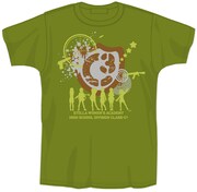 「ステラ女学院高等科C3部　Lock on T（カーキ）」※画像はデザイン画のため、実際の商品とは異なる場合があります。(c)月眠/ステラ女学院保護者会