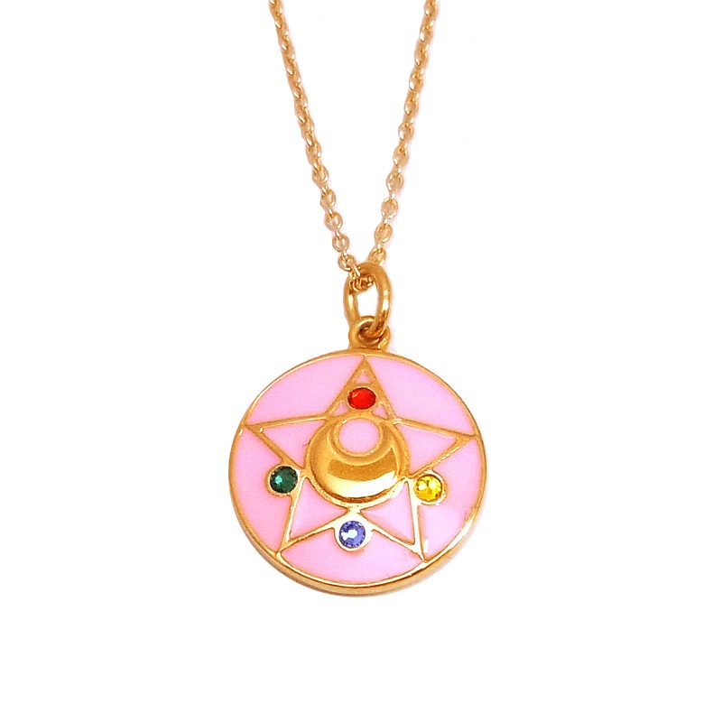 「美少女戦士セーラームーンR　クリスタルスターブローチデザインsilver925ペンダント（カラー）」(C)Naoko Takeuchi(C)武内直子・PNP・東映アニメーション
