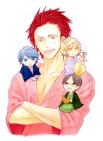 プリンセスGOLD8月号に掲載されている、かねもりあやみ「この街は神さまの庭」のカット。