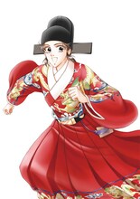 プリンセスGOLD8月号に掲載されている、滝口琳々「新☆再生縁 ～明王朝宮廷物語～」のカット。