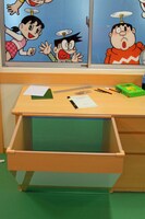 「なりきりキャラひろば」より、のび太の机。(c)藤子プロ