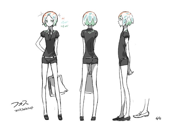キャラクターの設定画。