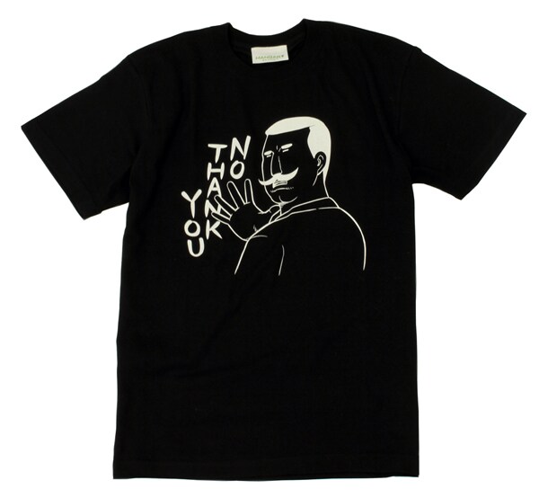 3年ぶりに復刻された「団地ともお×MANGART BEAMS T スポーツ大佐」。(c)小田扉/小学館 ビッグコミックスピリッツ連載中 (c)Tobira Oda/Shogakukan