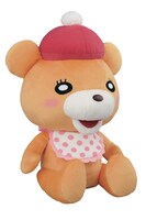 A賞のウミノクマぬいぐるみは、全高約30cｍ。(c)羽海野チカ／白泉社