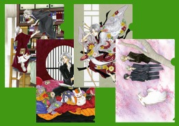 クリアファイル4種。予価各315円。