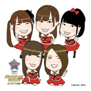 鳥居志帆が描いたKNUのイラスト。