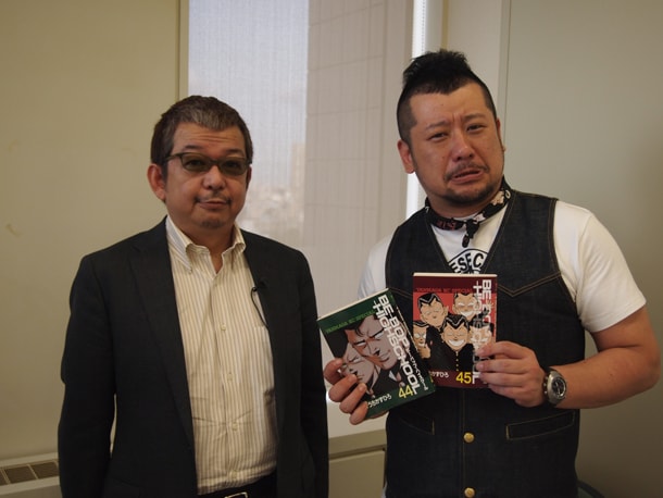 きうちかずひろとケンドーコバヤシの2ショット。
