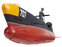 「サブマリン707」の1/144サイズソフトビニール製ディスプレイモデル。 (C)小沢さとる・あとりえ太陽市場