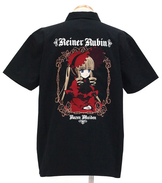 ローゼンメイデン 真紅が刺繍で描かれたワークシャツ コミックナタリー