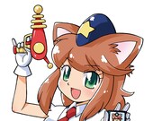 古賀亮一「宇宙警察☆ミーティアわんわん」のカット。