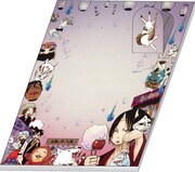 E賞「地獄フェスティバルメモ&キャラクター語録しおり」の地獄フェスティバルメモ。(C)江口夏実/講談社