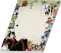 E賞「地獄フェスティバルメモ＆キャラクター語録しおり」の地獄フェスティバルメモ。(C)江口夏実／講談社