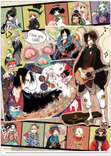 F賞「雑誌切り抜き風クリアファイル＆キャラクター語録しおり」のクリアファイル。(C)江口夏実／講談社