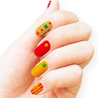 「EVA CoordiNail by VlliVlli C-Type（アスカ）」の装着イメージ。(c)khara