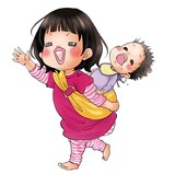 南国ばななの新連載「ハロー姉妹」カット