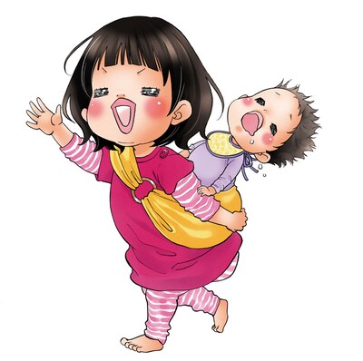 南国ばななの新連載「ハロー姉妹」カット