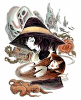 版画「踊る小鬼」