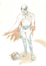 田島昭宇による「科学忍者隊ガッチャマン」のイラスト。(c)田島昭宇／タツノコプロ／月刊ヒーローズ