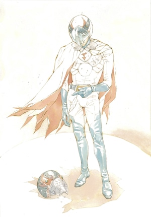 田島昭宇による「科学忍者隊ガッチャマン」のイラスト。(c)田島昭宇／タツノコプロ／月刊ヒーローズ