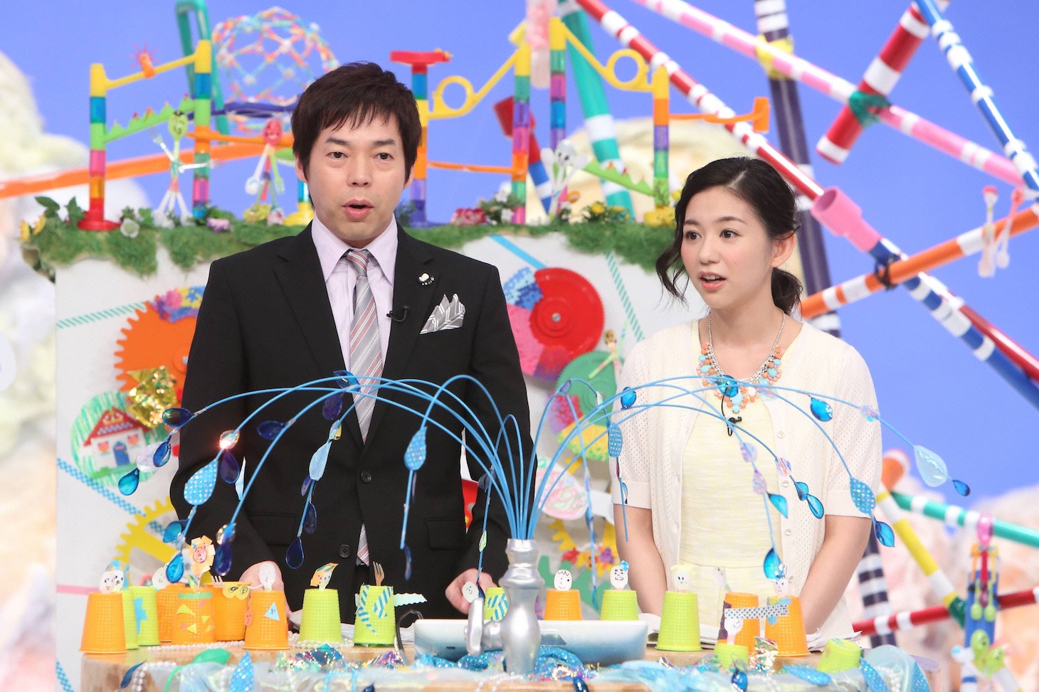 「カスペ！ 親バカ特番　芸能人パパ大集合！ ウチの子が一番カワイイよ決定戦」(c)フジテレビ