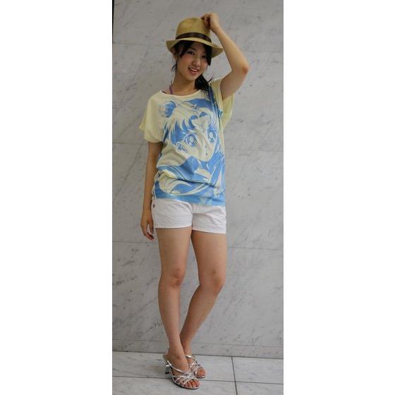 「美少女戦士セーラームーン フルプリント ドルマンTシャツ face柄 ライトイエロー」(C)Naoko Takeuchi(C)武内直子・PNP・東映アニメーション