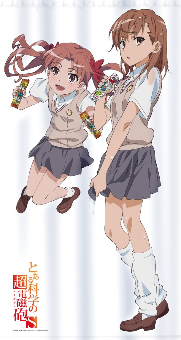 「描き下ろしシャワーカーテン」の1種類。(c)鎌池和馬/冬川基/アスキー・メディアワークス/PROJECT-RAILGUN S (c)やおきん