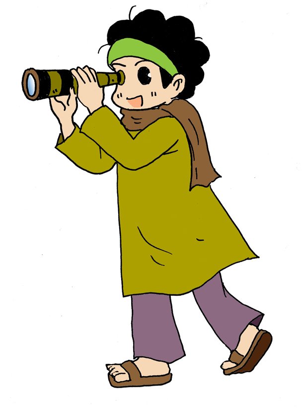 番組用にヤマザキマリが描き下ろした自画像。