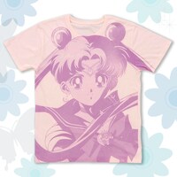 7月に発売されていた「美少女戦士セーラームーン フルプリントTシャツ face柄 シャーベットピンク」(C)Naoko Takeuchi(C)武内直子・PNP・東映アニメーション