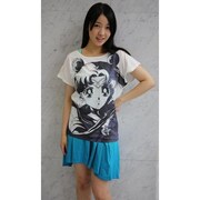 「美少女戦士セーラームーン フルプリント ドルマンTシャツ face柄 ホワイト」(C)Naoko Takeuchi(C)武内直子・PNP・東映アニメーション