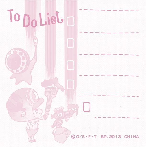 I賞「マグネット&メモ」の1種。(c)尾田栄一郎／集英社・フジテレビ・東映アニメーション