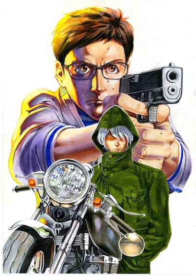 「火線上のハテルマ」のカット。 (c)せきやてつじ『火線上のハテルマ』/小学館 ビッグコミックスピリッツ連載中