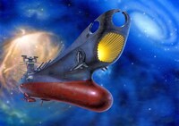 松本零士「帰還」版画、60.6×50.0cm、価格は21万円。(c)Leiji Matsumoto