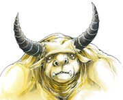 柿崎正澄による集中連載「闘獣士 ベスティアリウス 2nd Episode」のカット。