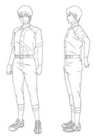 降谷暁（CV：島崎信長）のキャラクター設定画。(c)寺嶋裕二・講談社／「ダイヤのA」製作委員会