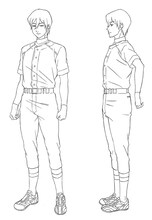 降谷暁（CV：島崎信長）のキャラクター設定画。(c)寺嶋裕二・講談社／「ダイヤのA」製作委員会