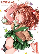 「恋愛ラボ」Blu-ray＆DVD1巻の完全生産限定版ジャケットに用いられる、宮原るりの描き下ろしイラスト。(c)宮原るり/芳文社・藤女生徒会