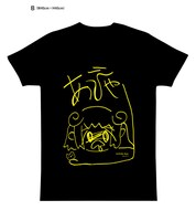 「麻衣（内田彩・作）あいまいみーマジキチ（マジで几帳面な）Tシャツ」