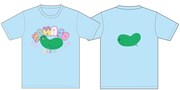 「ナマコちゃん」Tシャツのブルー。