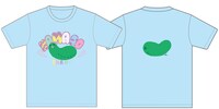 「ナマコちゃん」Tシャツのブルー。